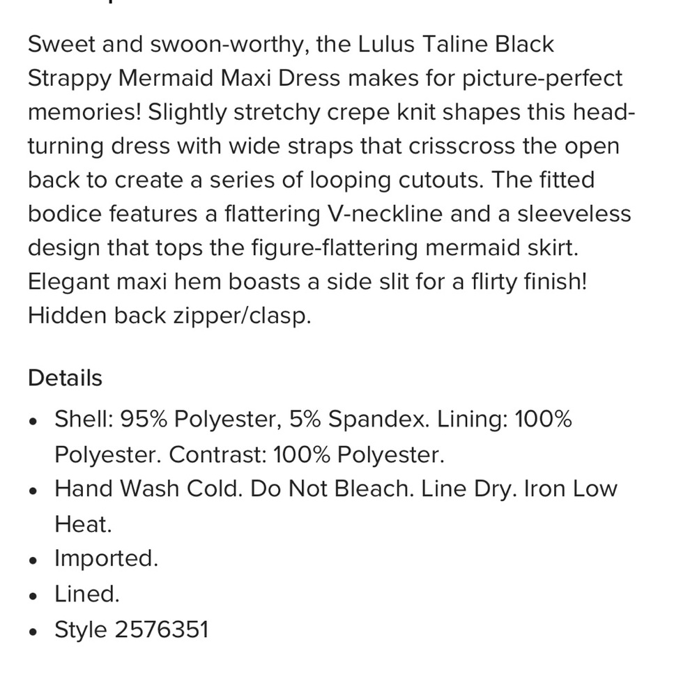 Taline Strappy Mermaid Evening Gown - Picture 5 of 6